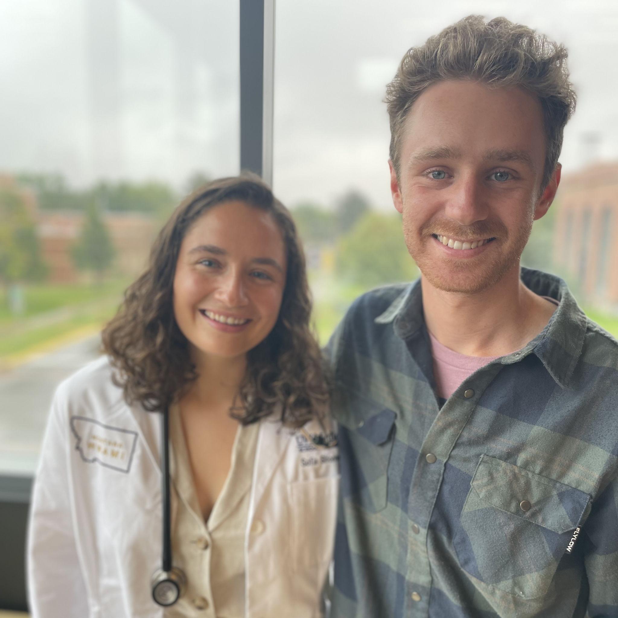 Sofia's white coat ceremony.