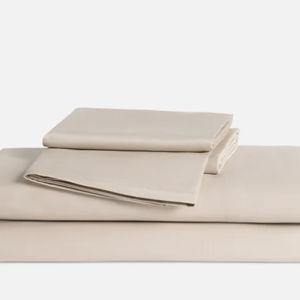 Luxe Sateen Core Sheet Set in Color Pebble and Size King
