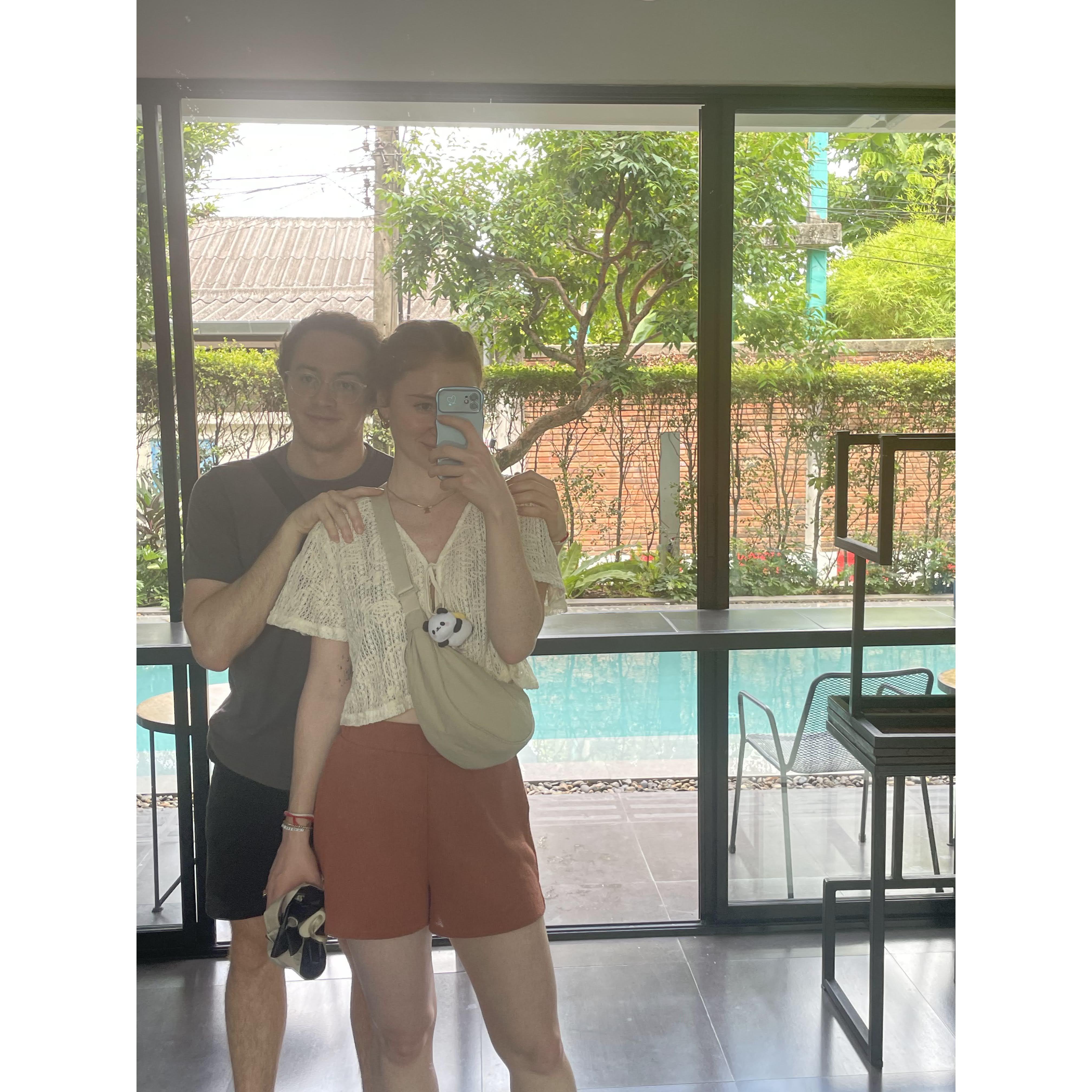 At our hotel in Thailand in 2025