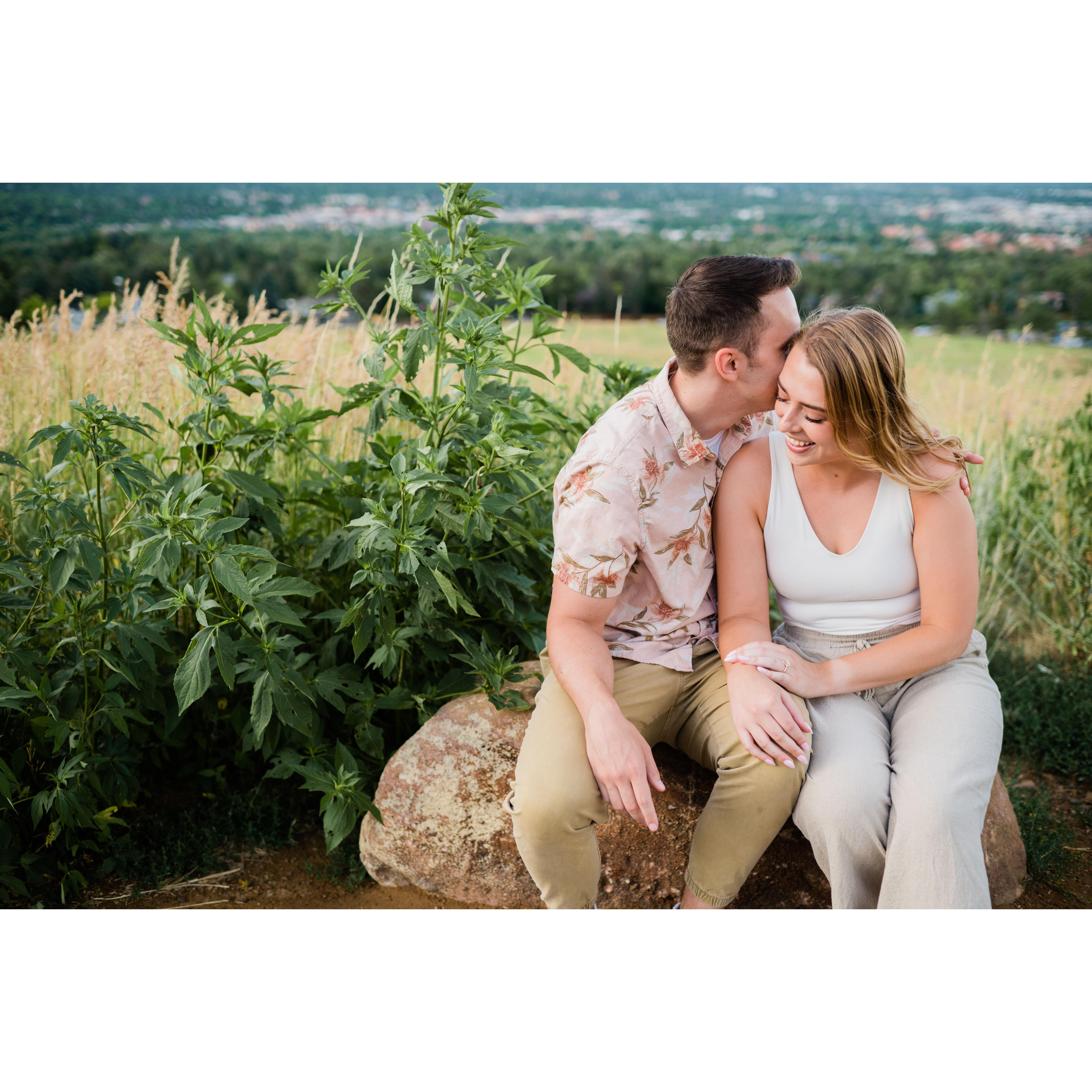 The photographer asked Nate to whisper his favorite vegetable. He said "peaches".
