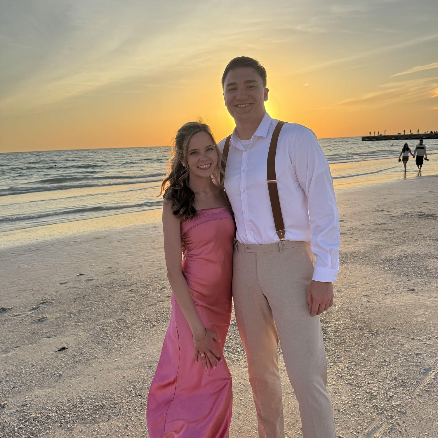 Casey and Mason in Florida for Holly and Trevor's wedding!