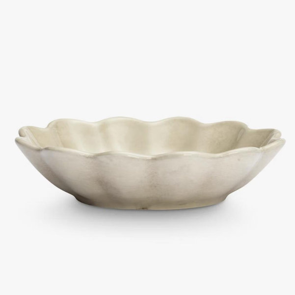 Oyster Bowl 16x18 cm, Sand