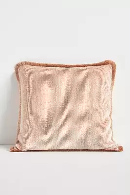 Valentina Velvet Fringe Pillow