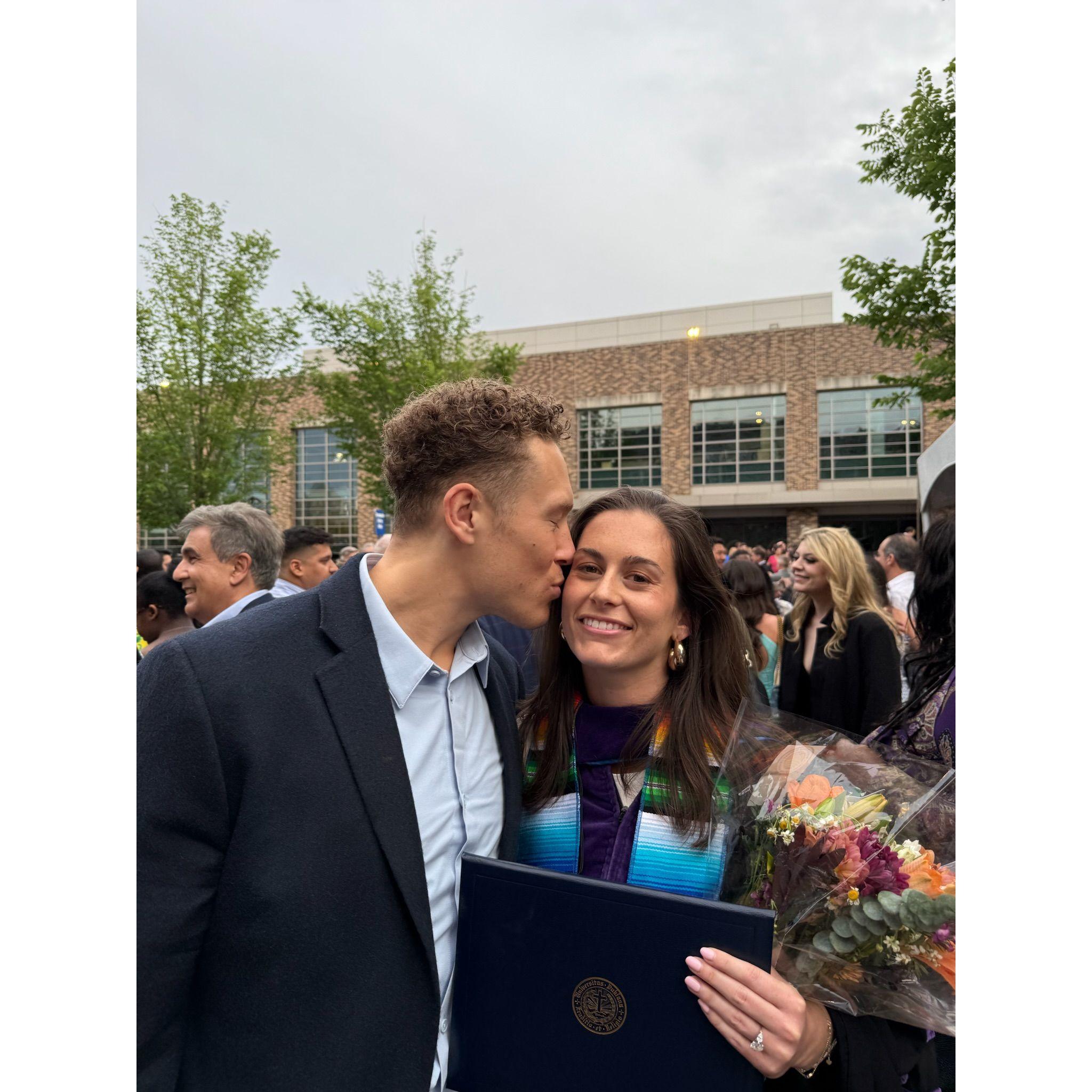 Allison's law school graduation! Kyle was a huge support system for Allison throughout law school, and it very special to celebrate this moment together!