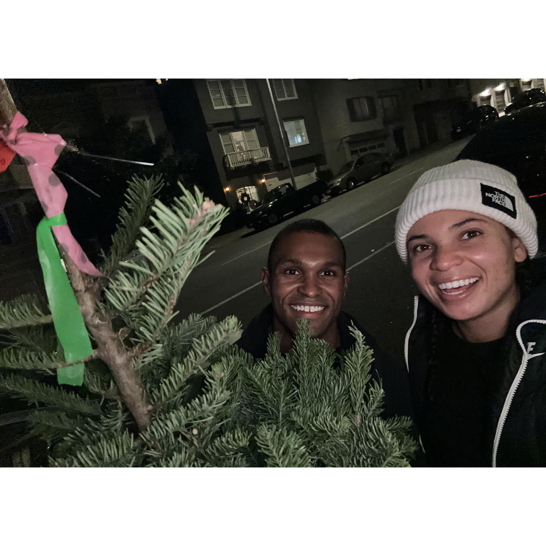 Our Charlie Brown Tree!!!!