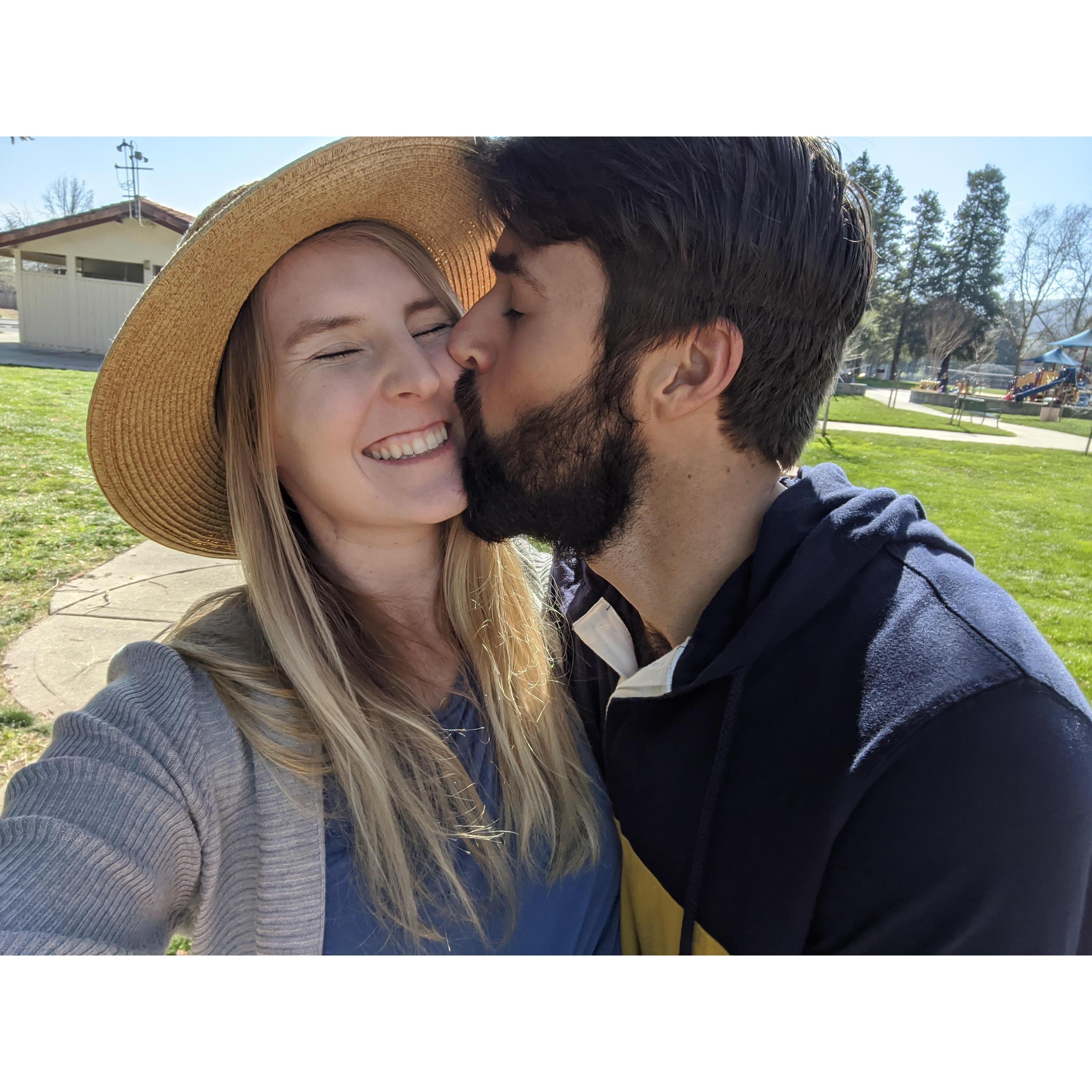 Valentines day picnic