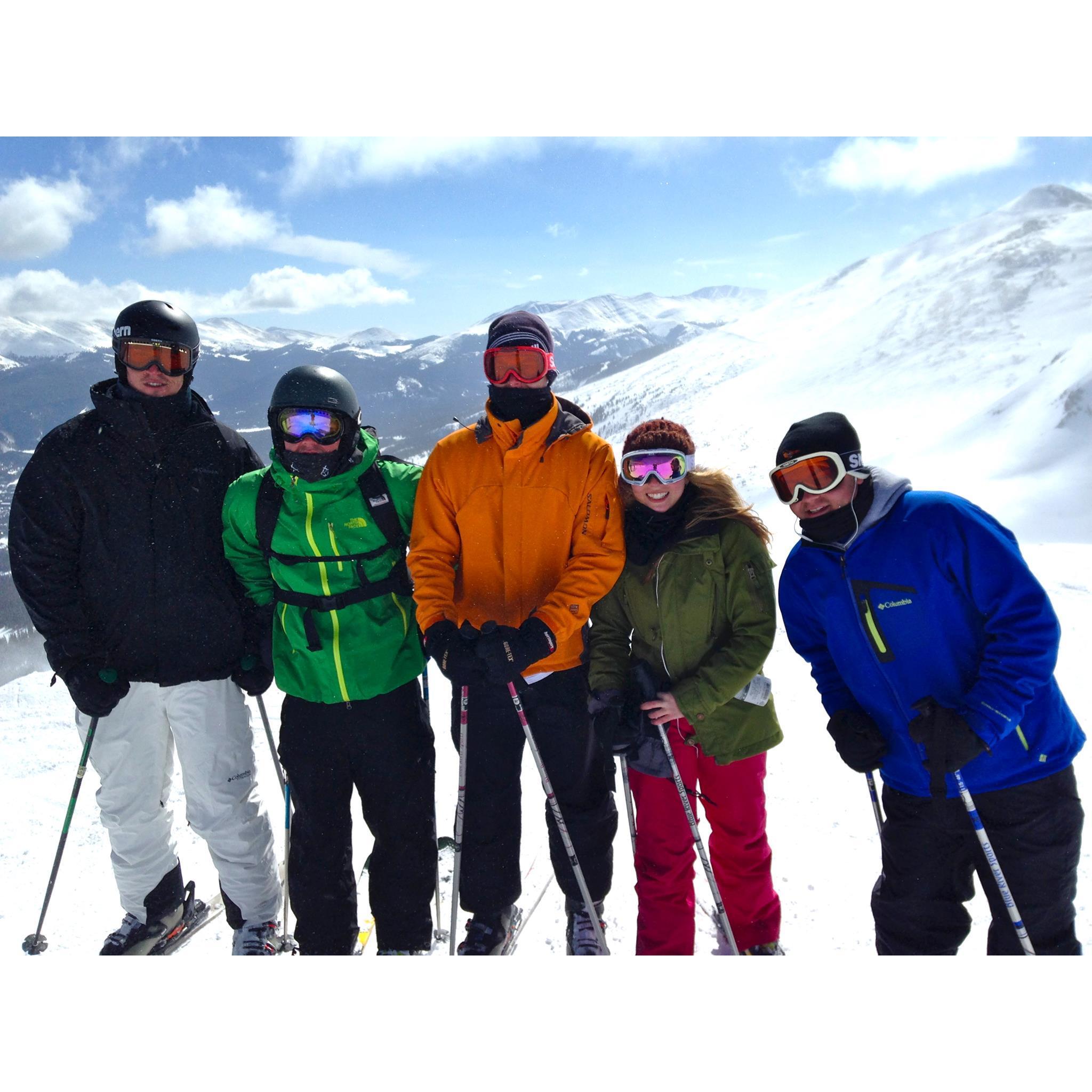 Breckenridge Spring Break with Connor, Spencer, Billy, and Jacob (not pictured) (2014)