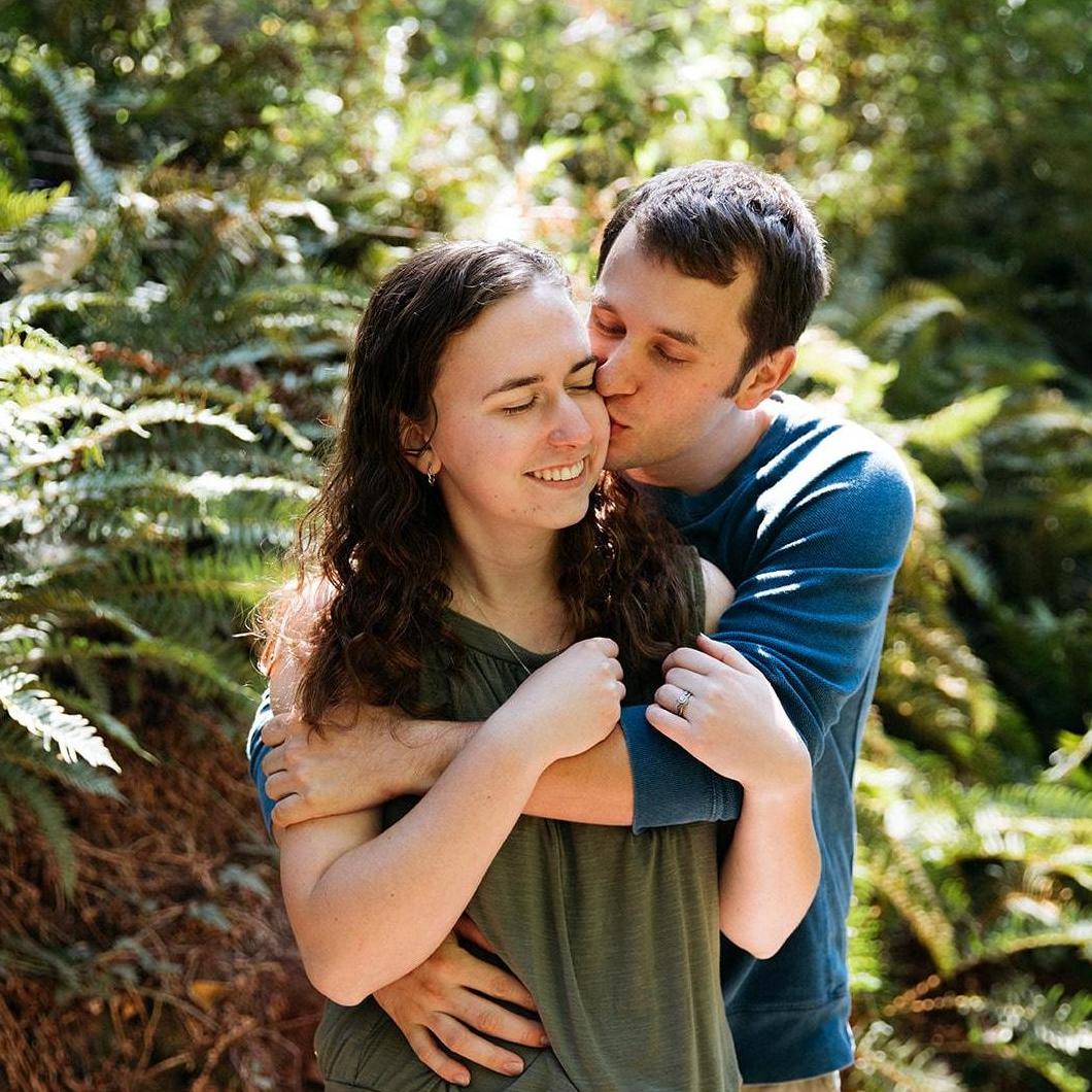 Engagement photoshoot with Zoe Burchard at Deception Pass
