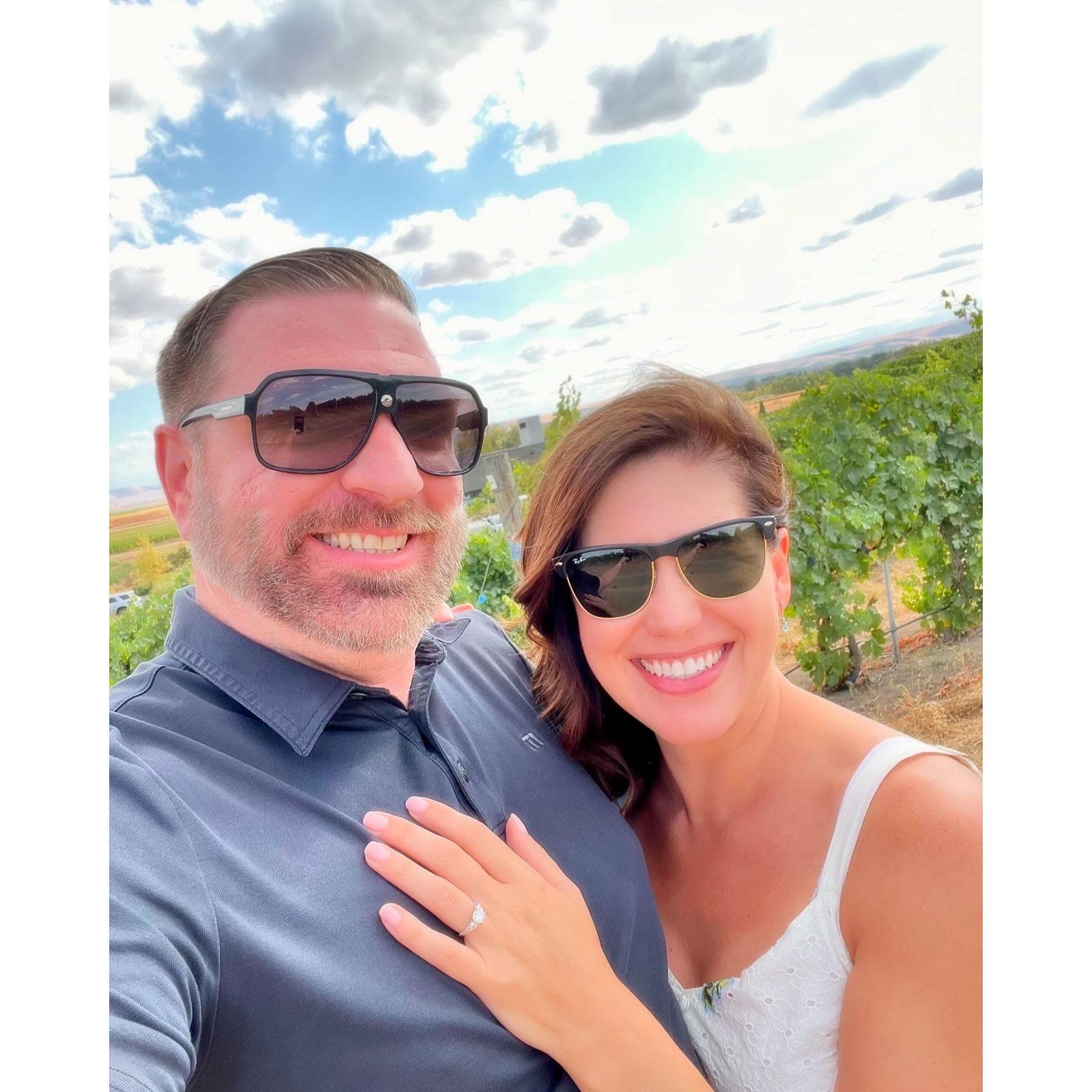 Walla Walla, WA - where we got engaged!
