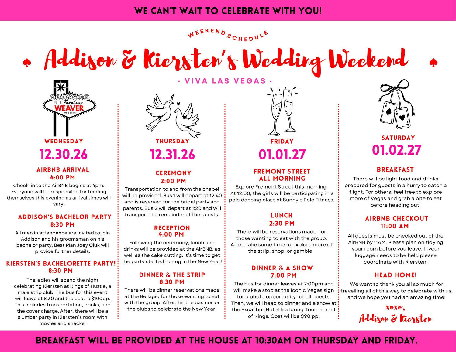 The Wedding Website of Kiersten Flick and Addison Weaver