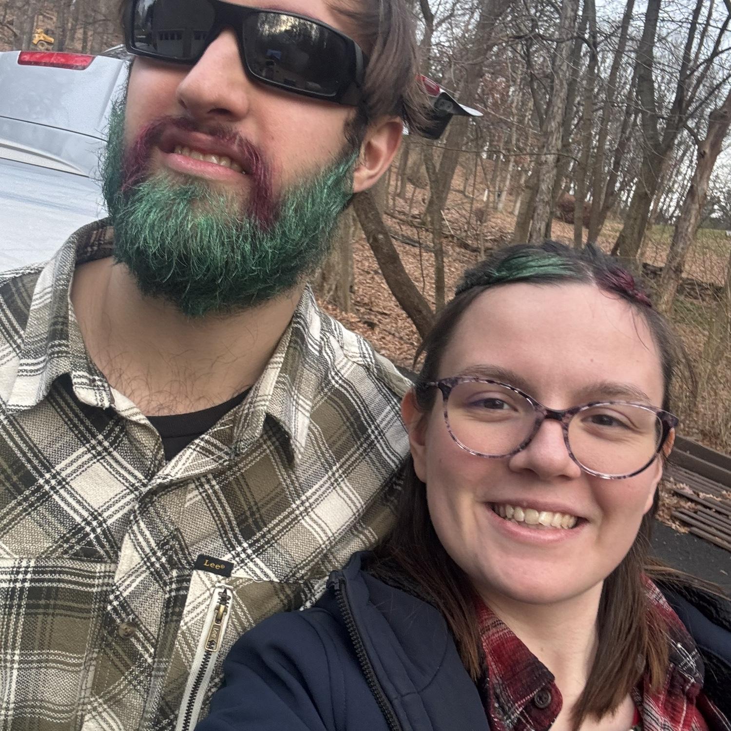 Christmas Eve got to bring the joy with a green beard!