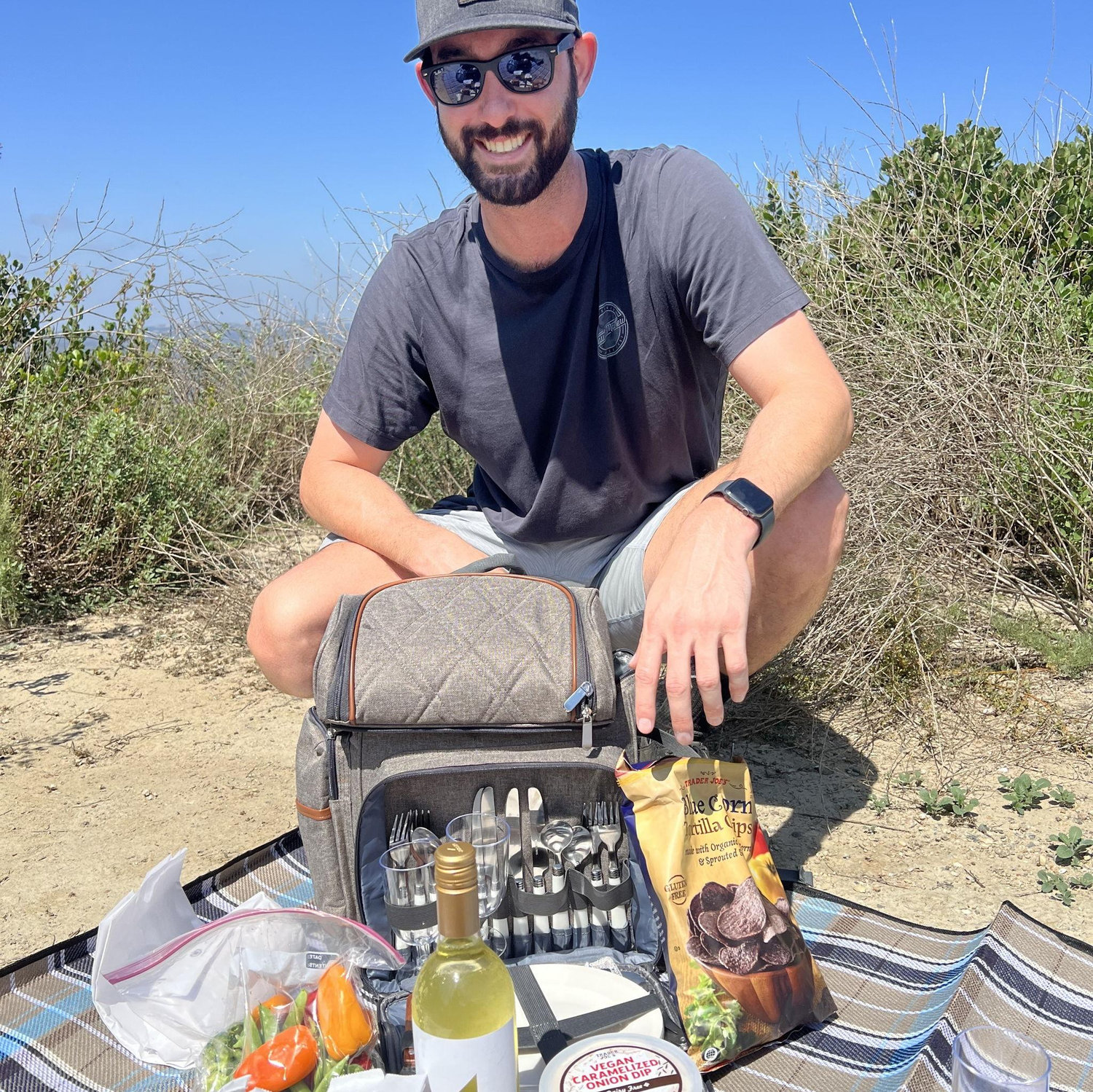 We went on a hike, had a picnic, and officially became boyfriend and girlfriend