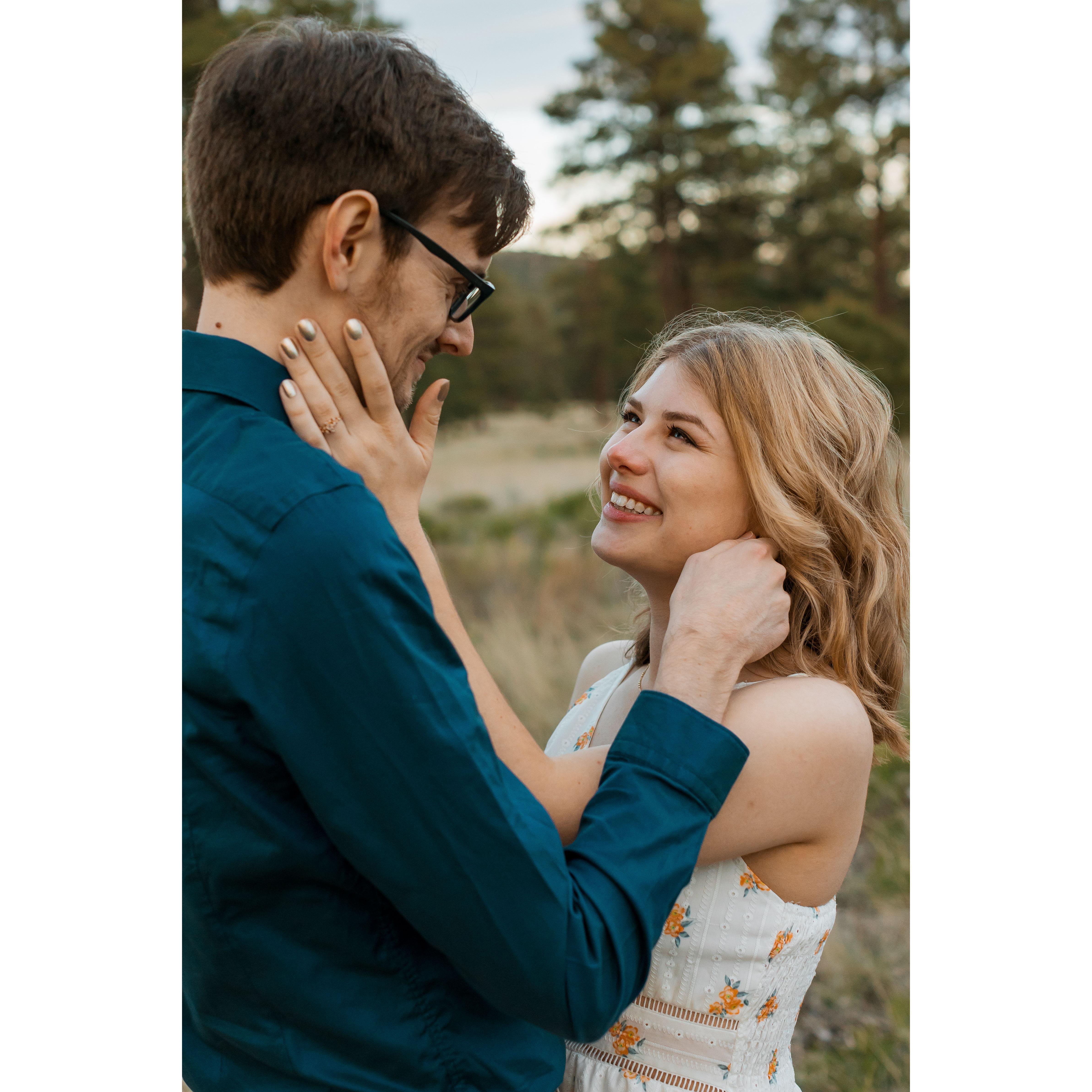 Our engagement session with White Desert Photography