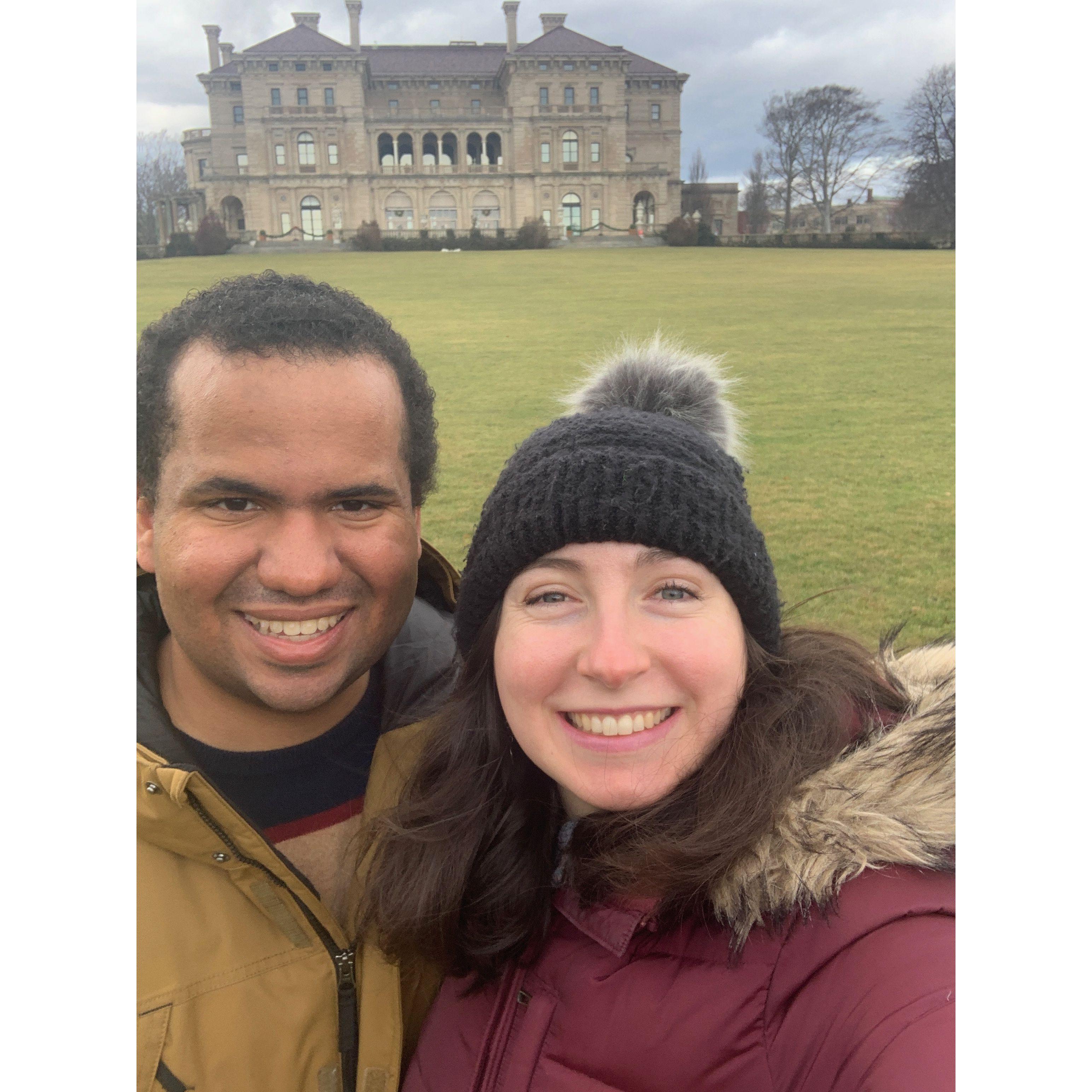Jan 2023: Visiting the Breakers in Newport