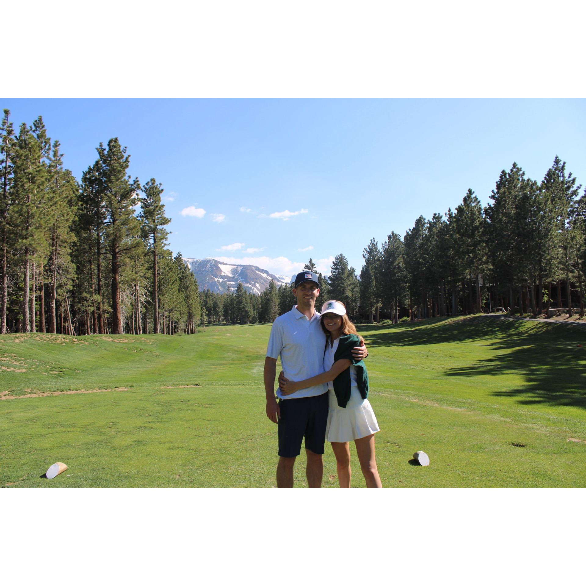 Golfing in Mammoth