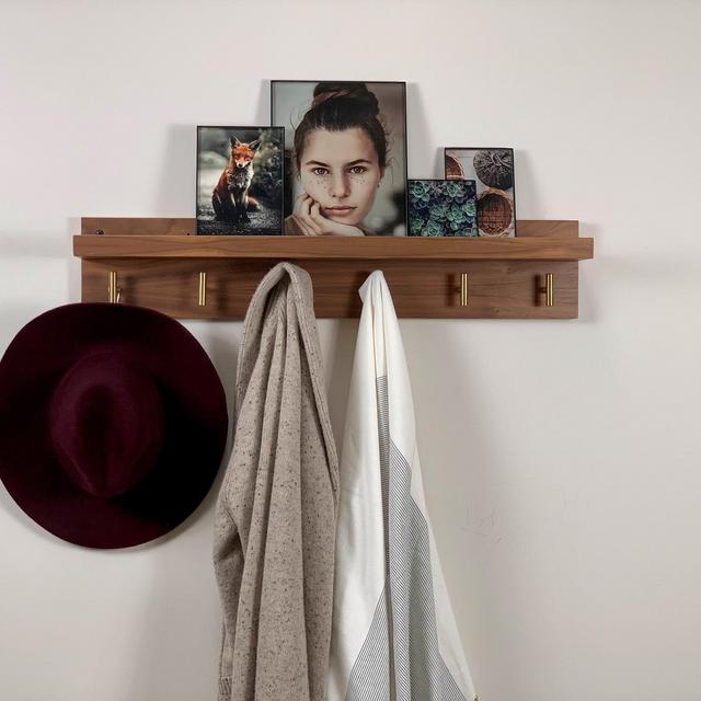 Modern Coat rack with brass hooks modern...