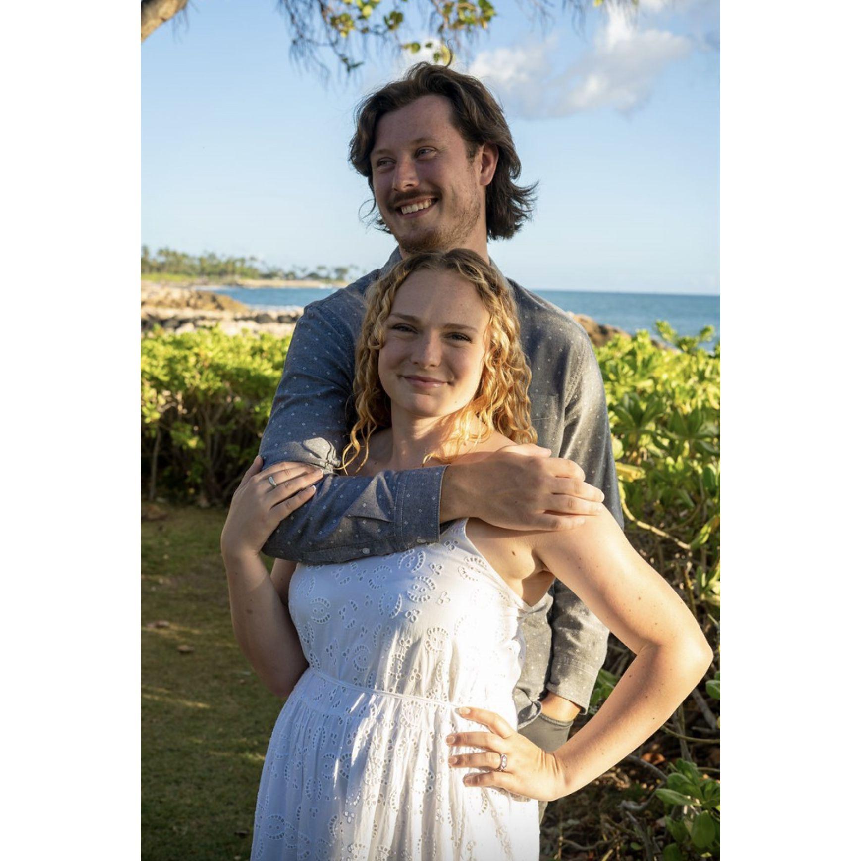 Our beautiful engagement photos were done by Caitlin Hellmann in Hawaii!