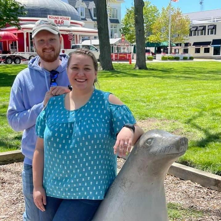 This was the same day we got engaged, on Put-in-Bay.