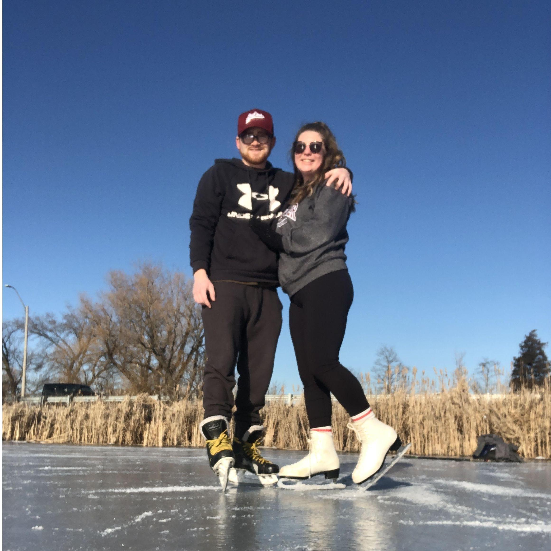 A lot of pond skating in 2020 and 2021