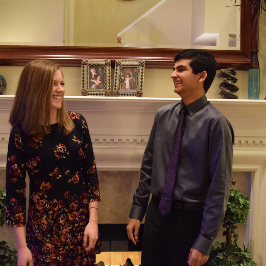Just a couple of friends who were not-so-secretly in love with each other in February 2016.