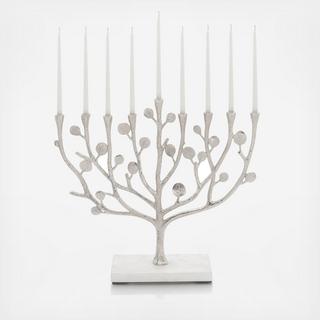 Botanical Leaf Menorah