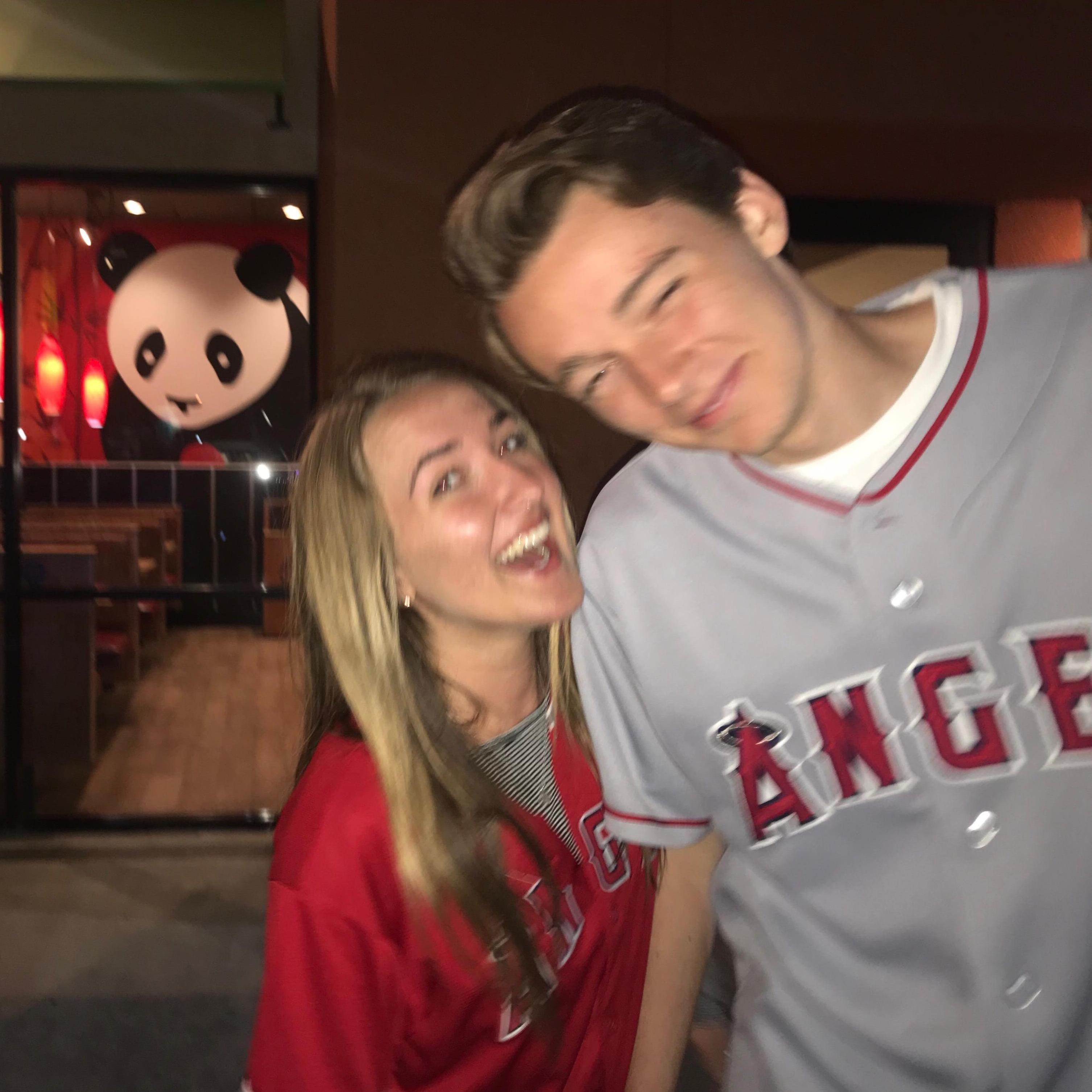 Forgot to take pictures at the actual game, so we took them at our favorite place. May, 2018
