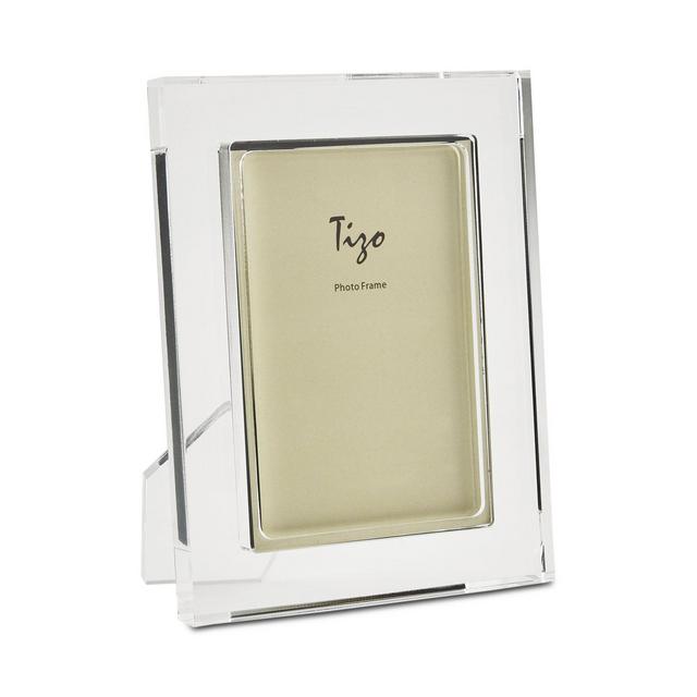 Tizo Lucite Clear Picture Frame, 4" x 6"