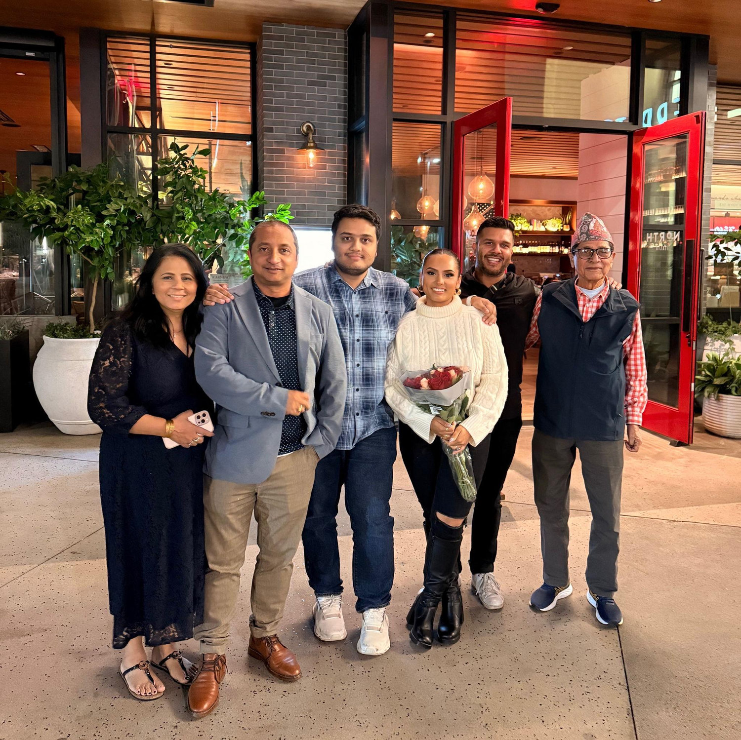 Celebrated Swezna's birthday together with family
