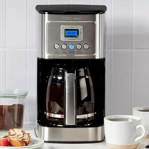 Cuisinart 14-Cup Coffee Maker, Programmable PerfecTemp Glass Carafe Coffee Machine with 1-4 Cup Setting, Brew Strength Control and Brew Pause, Stainless Steel, DCC-3200NAS