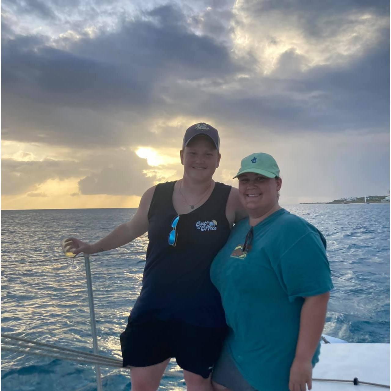 Sunset Catamaran in St. Martin