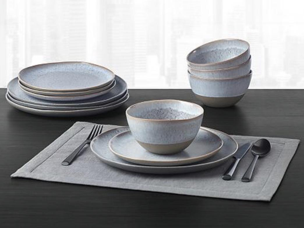 Olaria 12-Pc. Dinnerware Set, Service for 4, Created for Macy’s in Moonshine