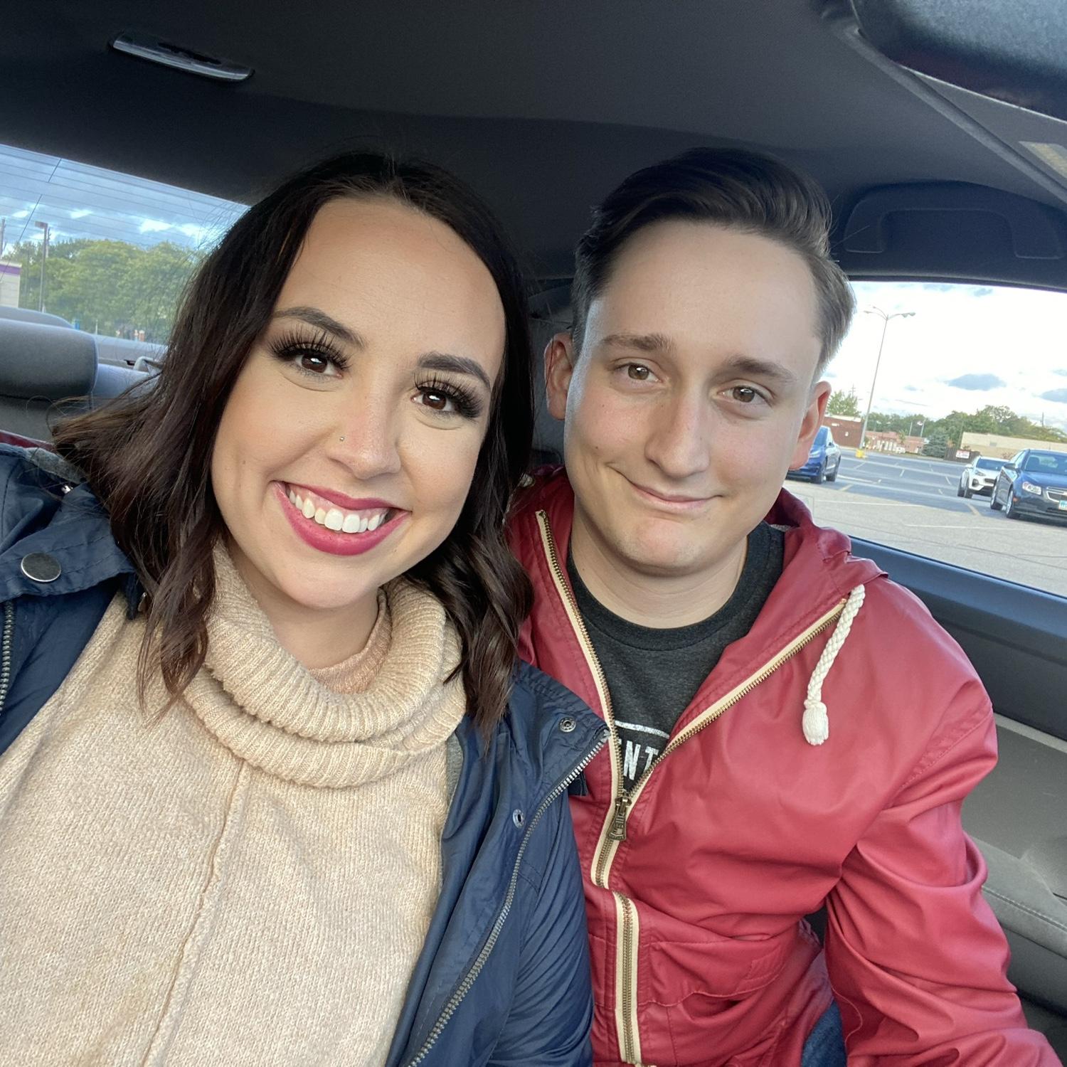The day we signed a lease to our first place together in Mentor, OH!