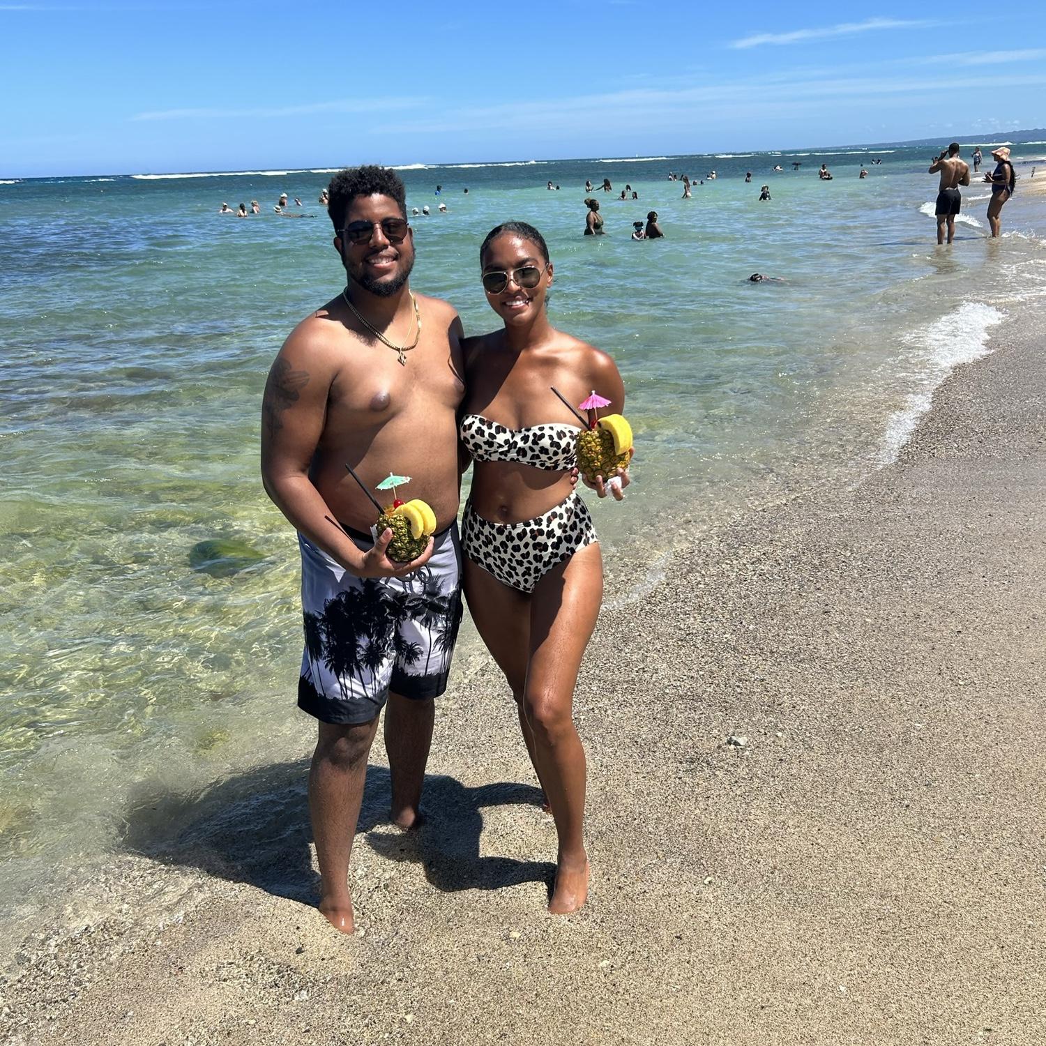 Beach day in the DR.