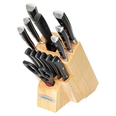 Farberware 15pc Cutlery Forged Triple Rivet Knife Block Set
