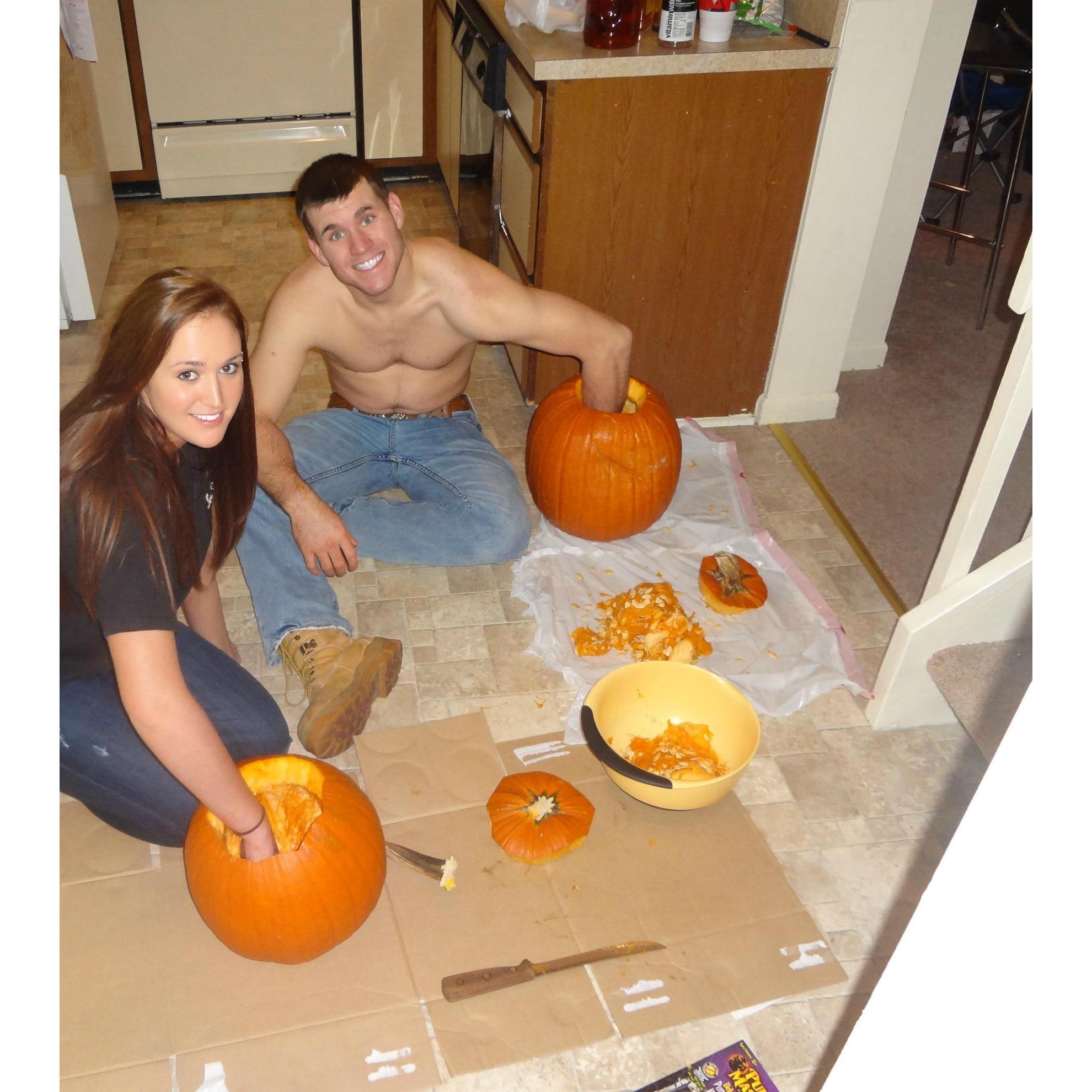Carving Pumpkins!
October 2011