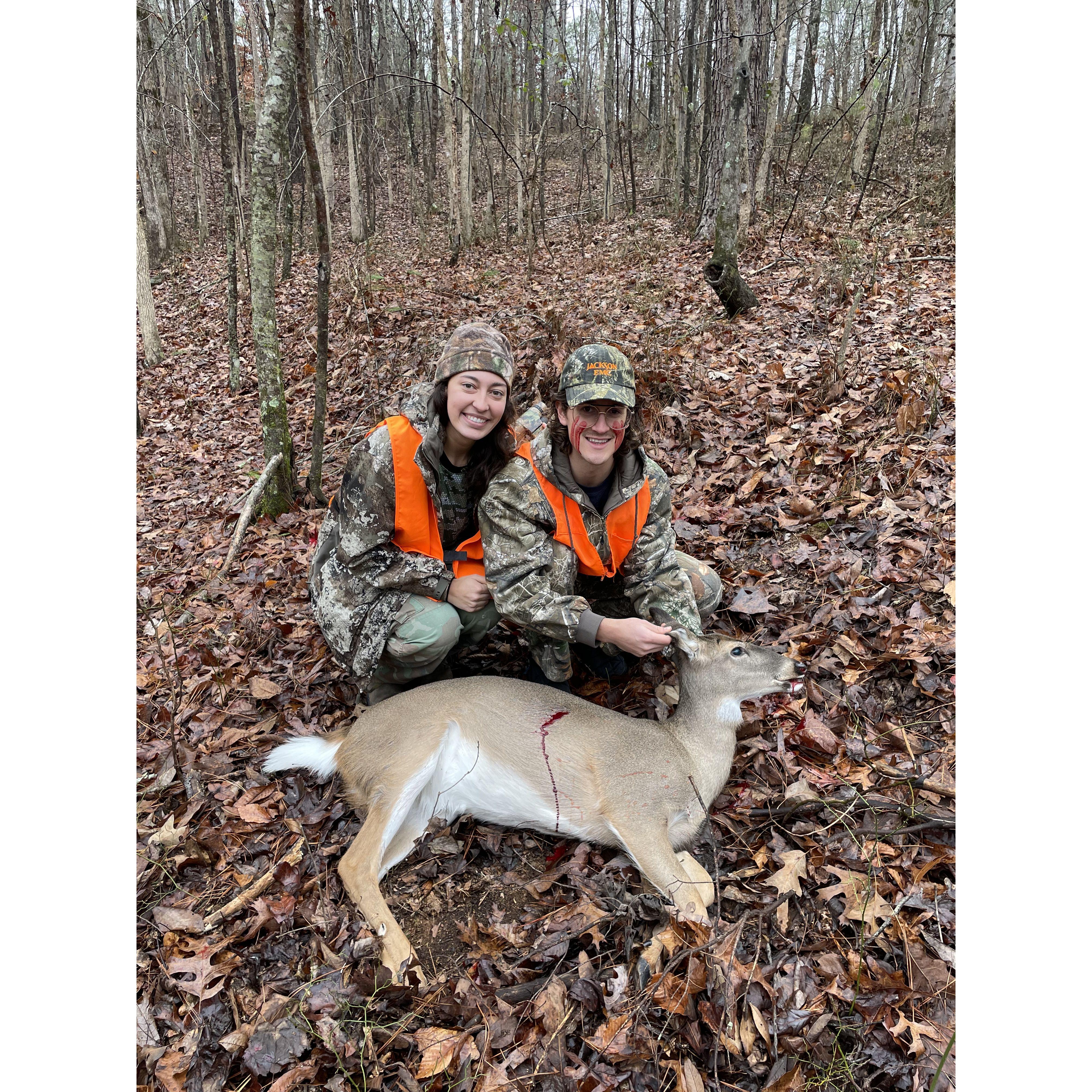 Will killed a deer New Year's Day!