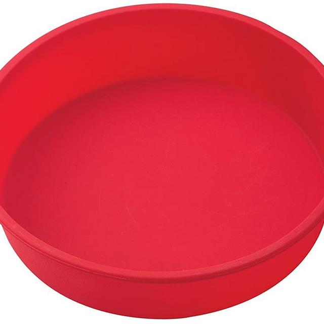 Mrs. Anderson’s Baking 43632 9-Inch Round Cake Pan, Non-Stick European-Grade Silicone