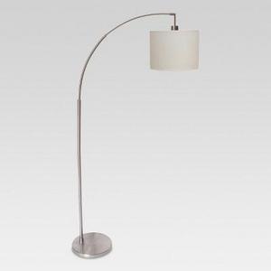 Arc Floor Lamp Silver Includes Energy Efficient Light Bulb - Project 62™