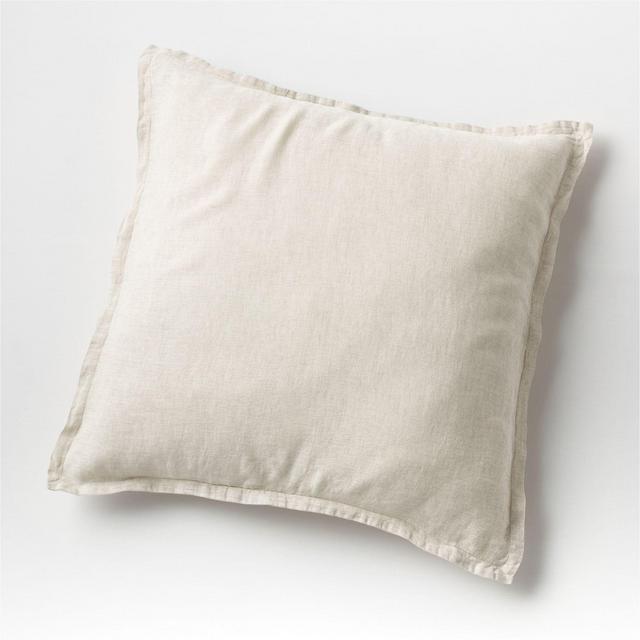 European Flax ®-Certified Linen Warm Natural Euro Pillow Sham