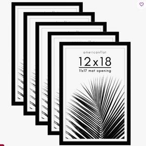 5 Pack Frames - Black