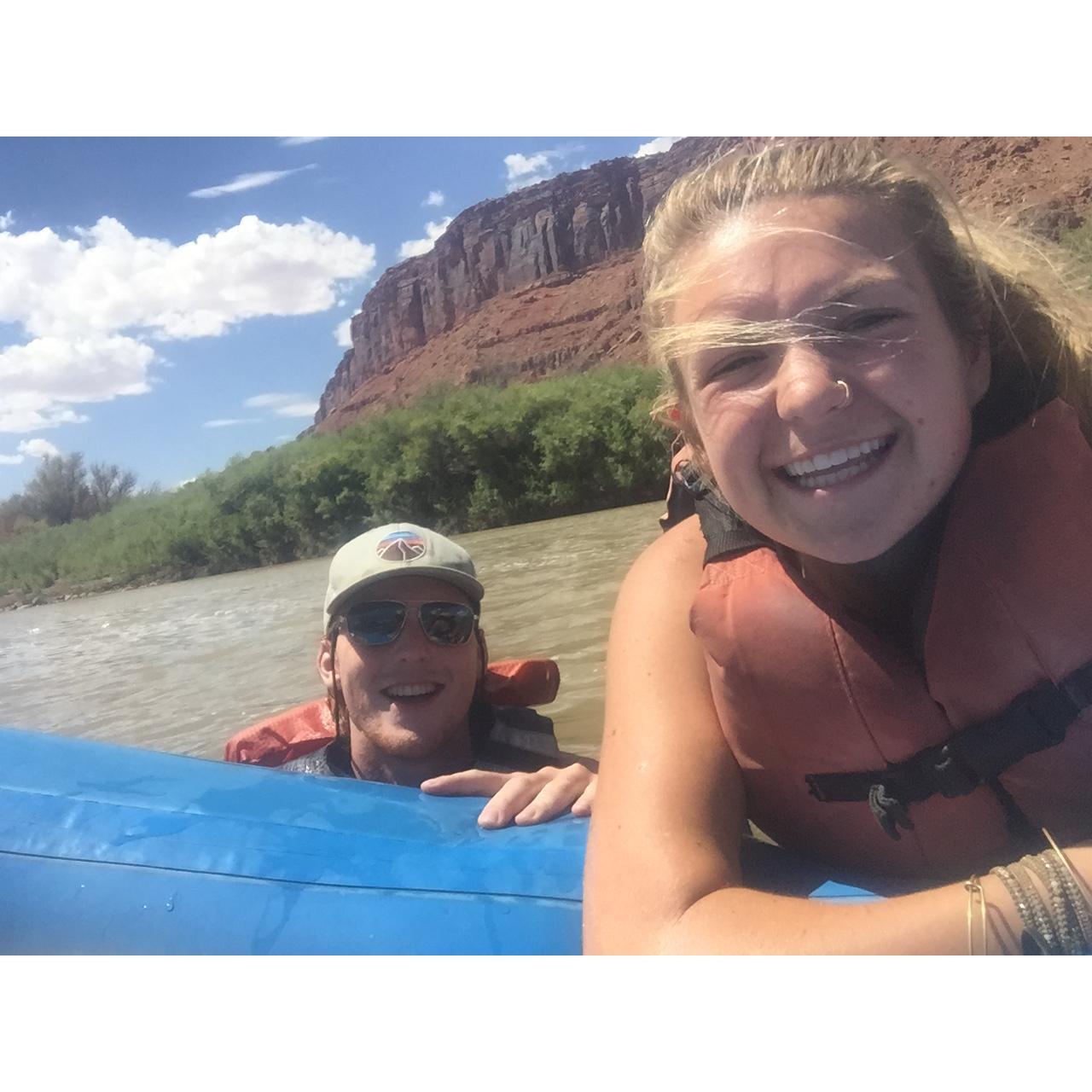 Road tripping to Purdue, rafting in Moab in 2015!