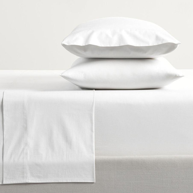 Everyday Percale Sheet Set, White, Full