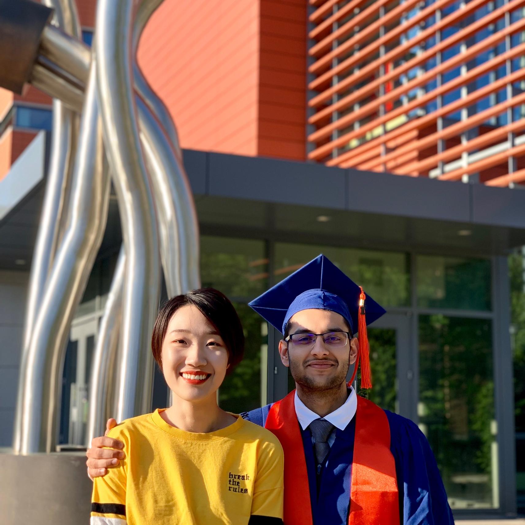 This is perhaps one of the first photos we took together - May 2019