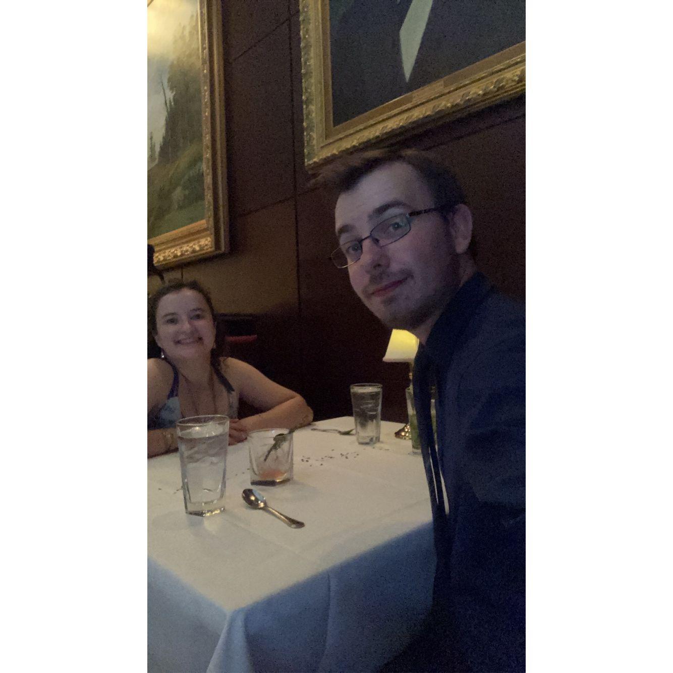 The two year anniversary at The Capital Grille!