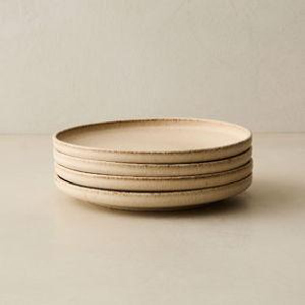 Kanto Stoneware Salad Plate - Set of 4 - Beige