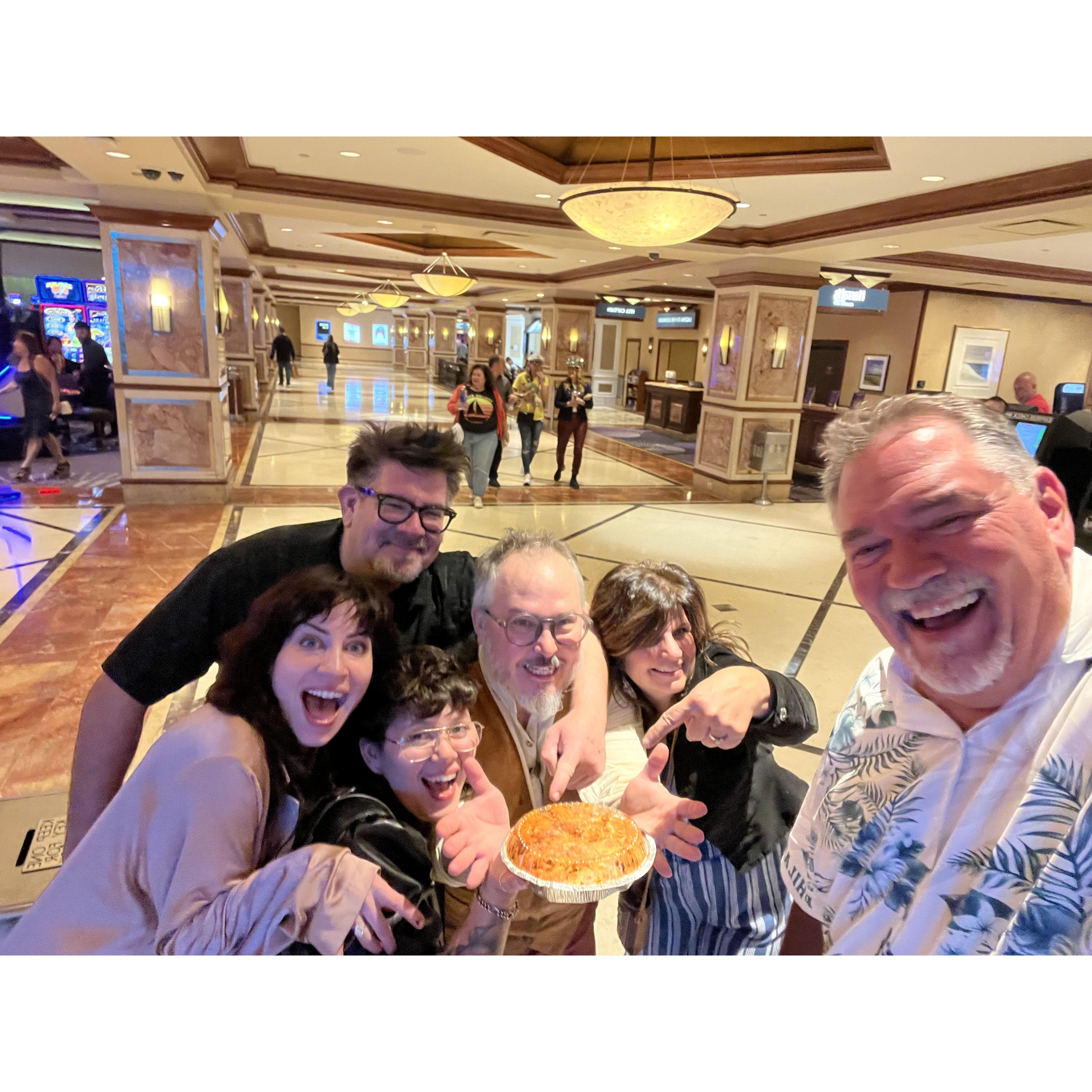 "Purse Pasta"
Post Yachtley Crew at the Borgata 2024
Madeline, Dave, Dacia, Chris, Ruth, Mark
