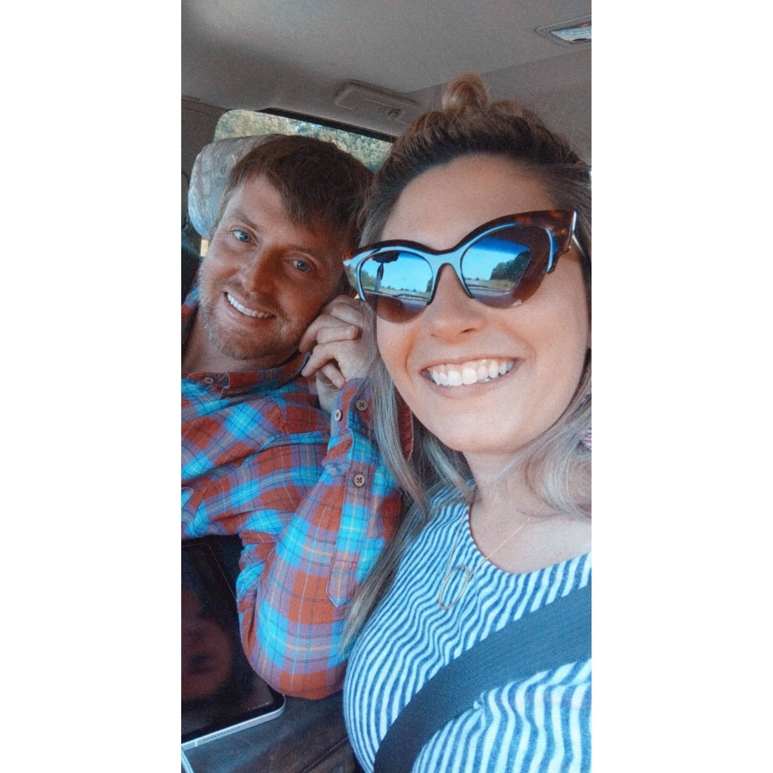 Our first photo together.