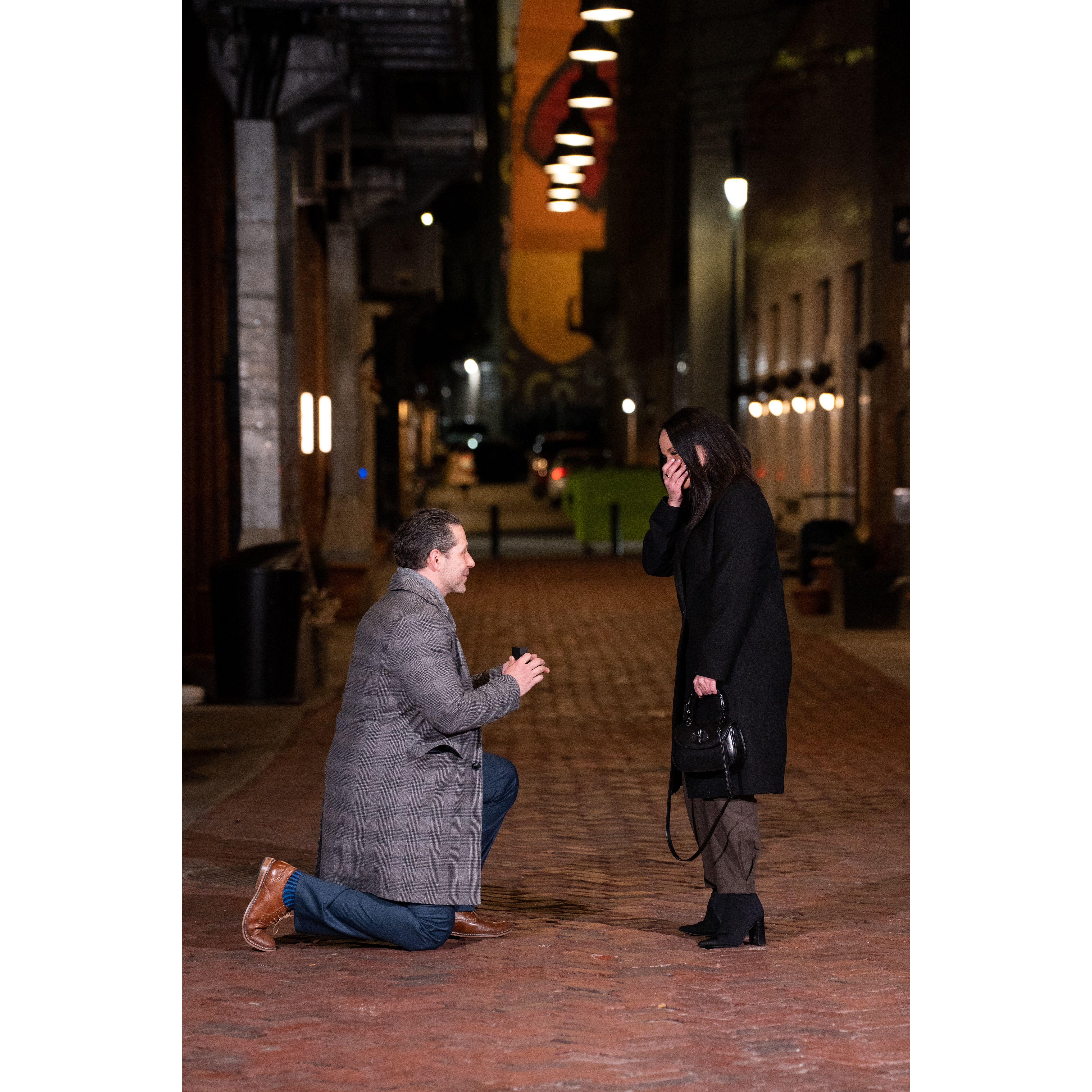 Proposal in Parker’s Ally 3/24/23