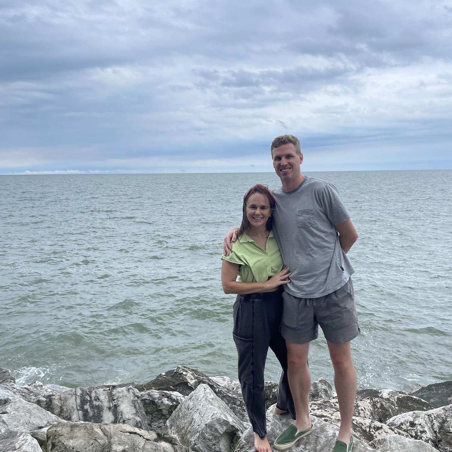 Lake Erie in Huron OH with friends 2023