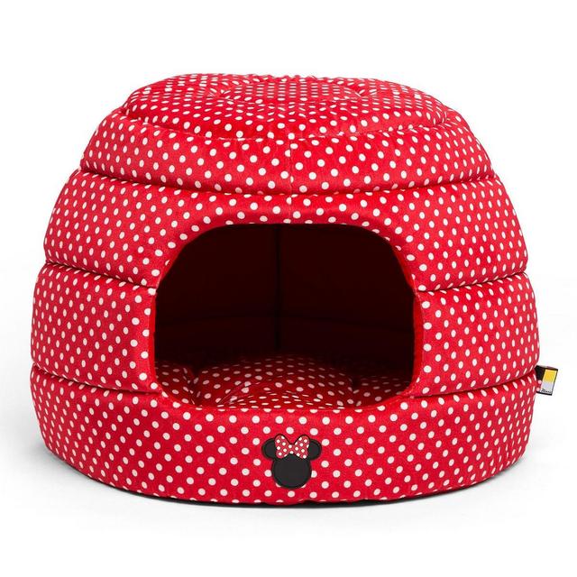 Minnie Mouse Honeycomb Hut Pet Bed - Red - Standard